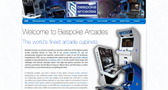 Desktop Screenshot of bespoke-arcades.co.uk